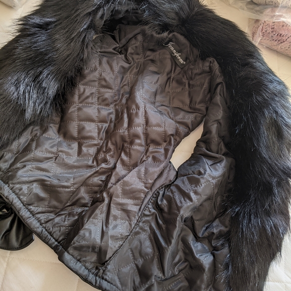 Faux Fur/Leather Vest - Picture 7 of 13